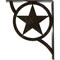 Ekena Millwork Austin Wrought Iron Bracket, (Triple center brace), Antiqued Warm Silver 2"W x 10"D x 12"H BKTM02X10X12TAUAWS - alternate 3